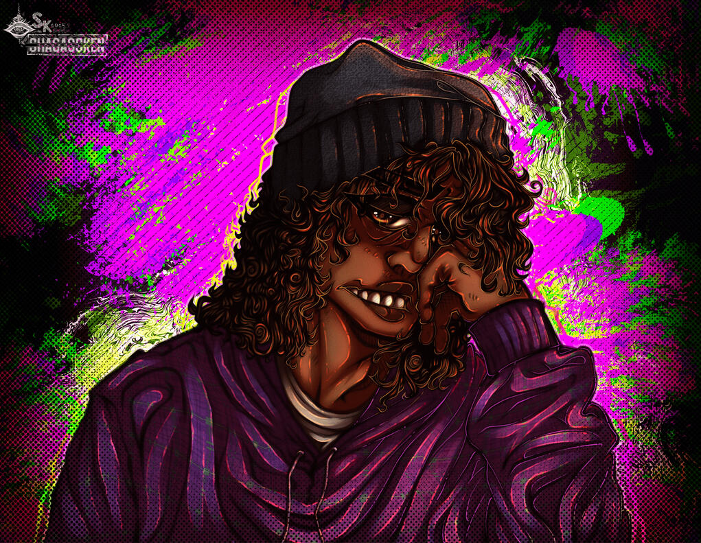 Bust Full render with shades and lights. Got a more detailed background.